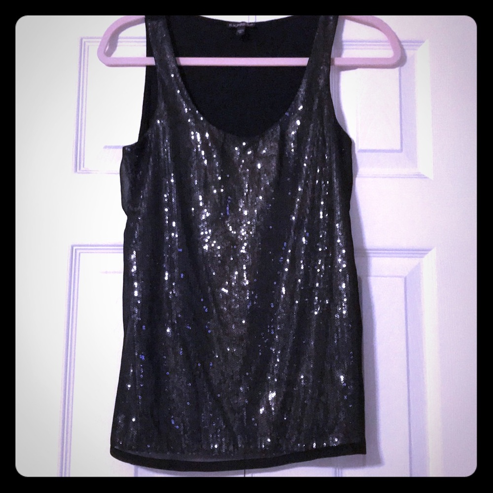 Express sequin tank